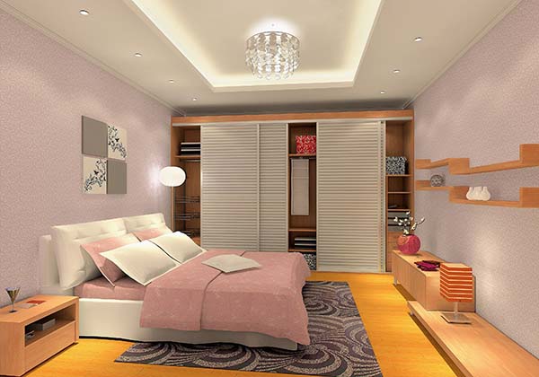 温馨型卧室衣柜定制